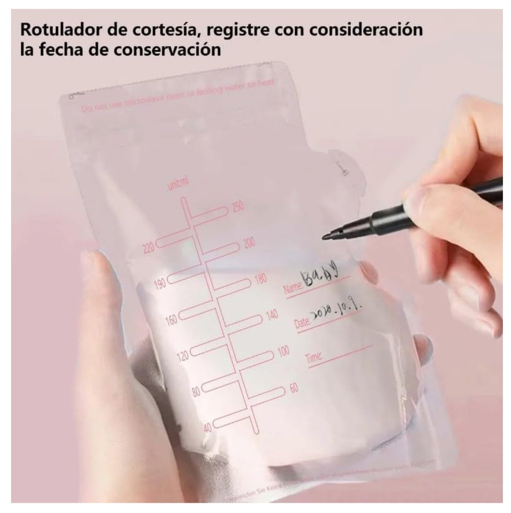 Bolsa Almacenamiento Leche Materna 250ml