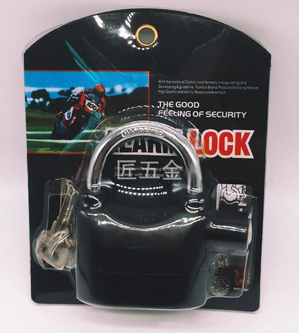 Candado con Alarma de Sirena 110 dB