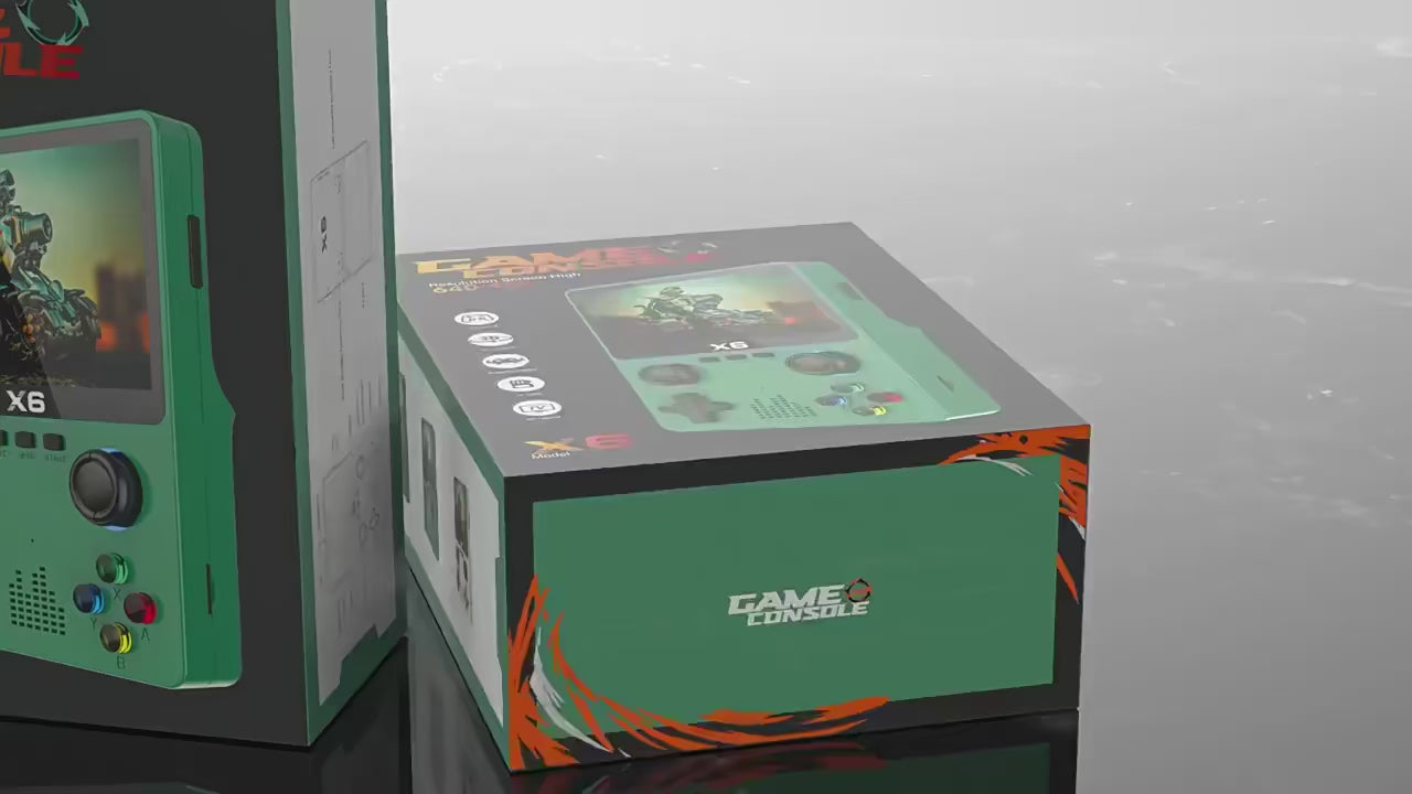 CONSOLA X6 VIDEOJUEGOS PORTATIL RETRO